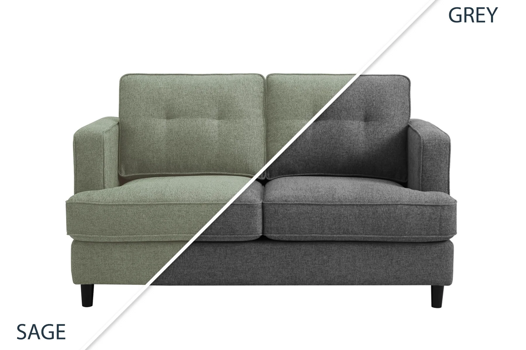 Juniper Fixed 2 Seater Sofa – Classic Button-Back Design with Pocket-Sprung Seating - Image 3