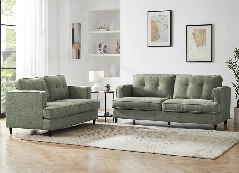 Juniper Fixed 2 Seater Sofa – Classic Button-Back Design with Pocket-Sprung Seating - Image 9