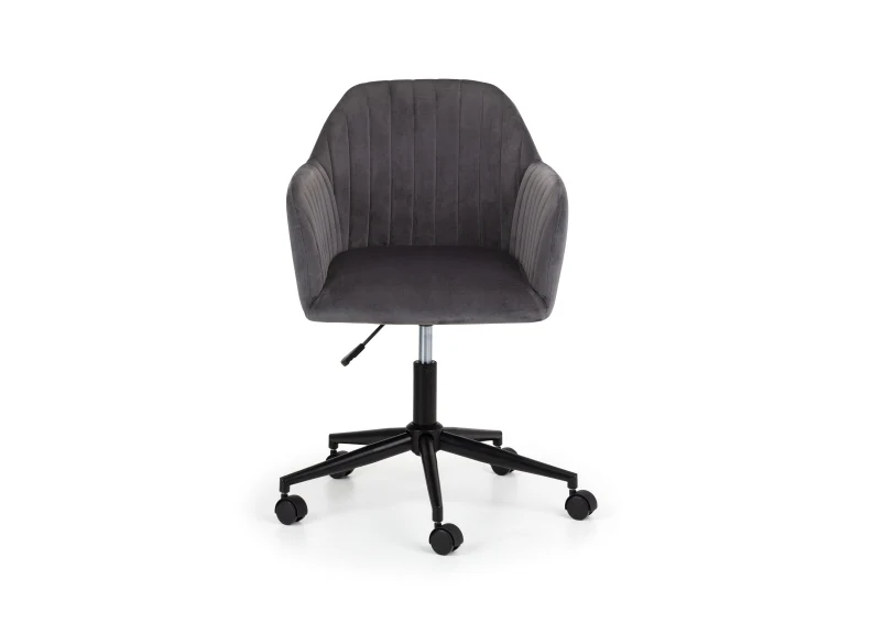 Kahlo Velvet Swivel Chairs – Plush Fabric with Height Adjustable Base - Image 5