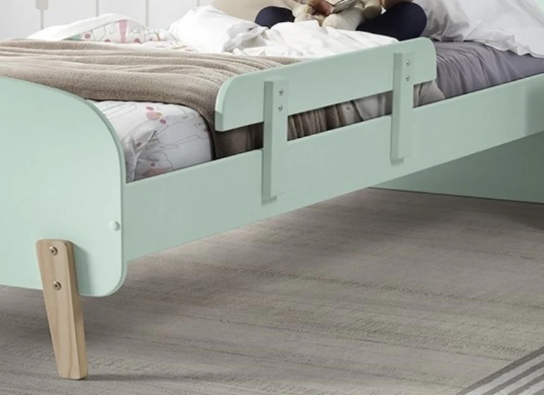 Kiddy Single Bed 90 cm – Scandinavian Pine with Optional Safety Rail - Image 10