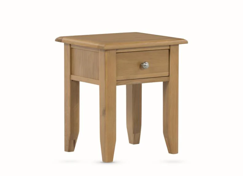 Kilkenny Oak Lamp Table with Drawer - Elegant and Functional - Image 3