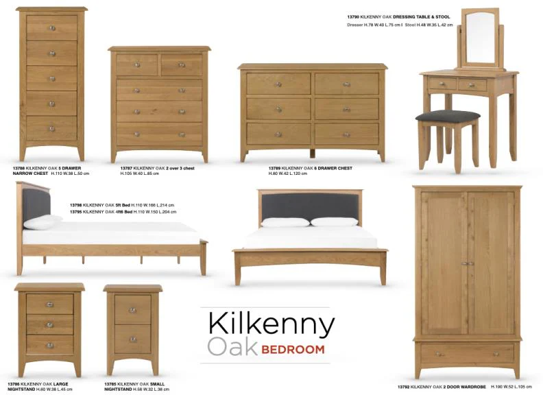 Kilkenny Oak Five Drawer Chest - Image 2