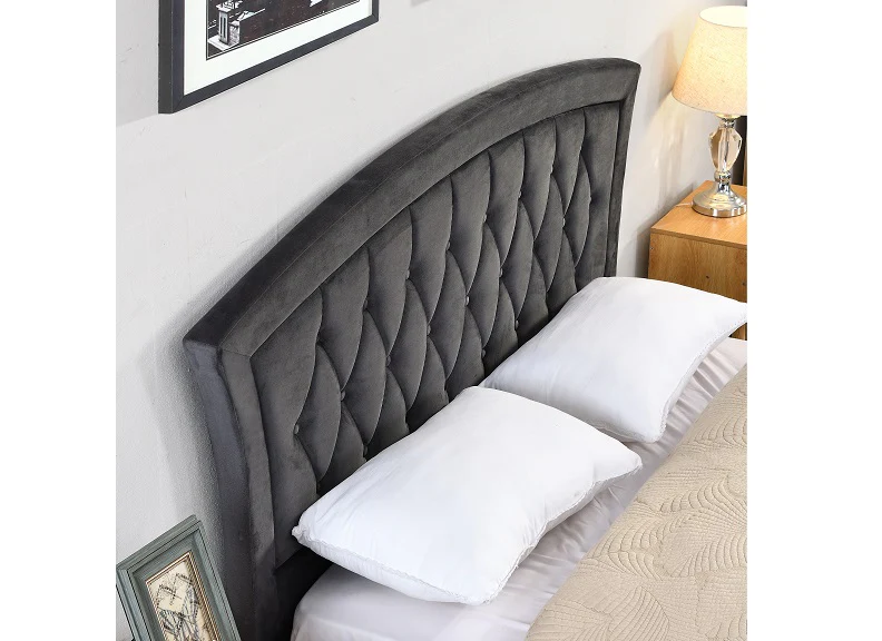 Kingston Velvet Curved Bedframes - Image 3