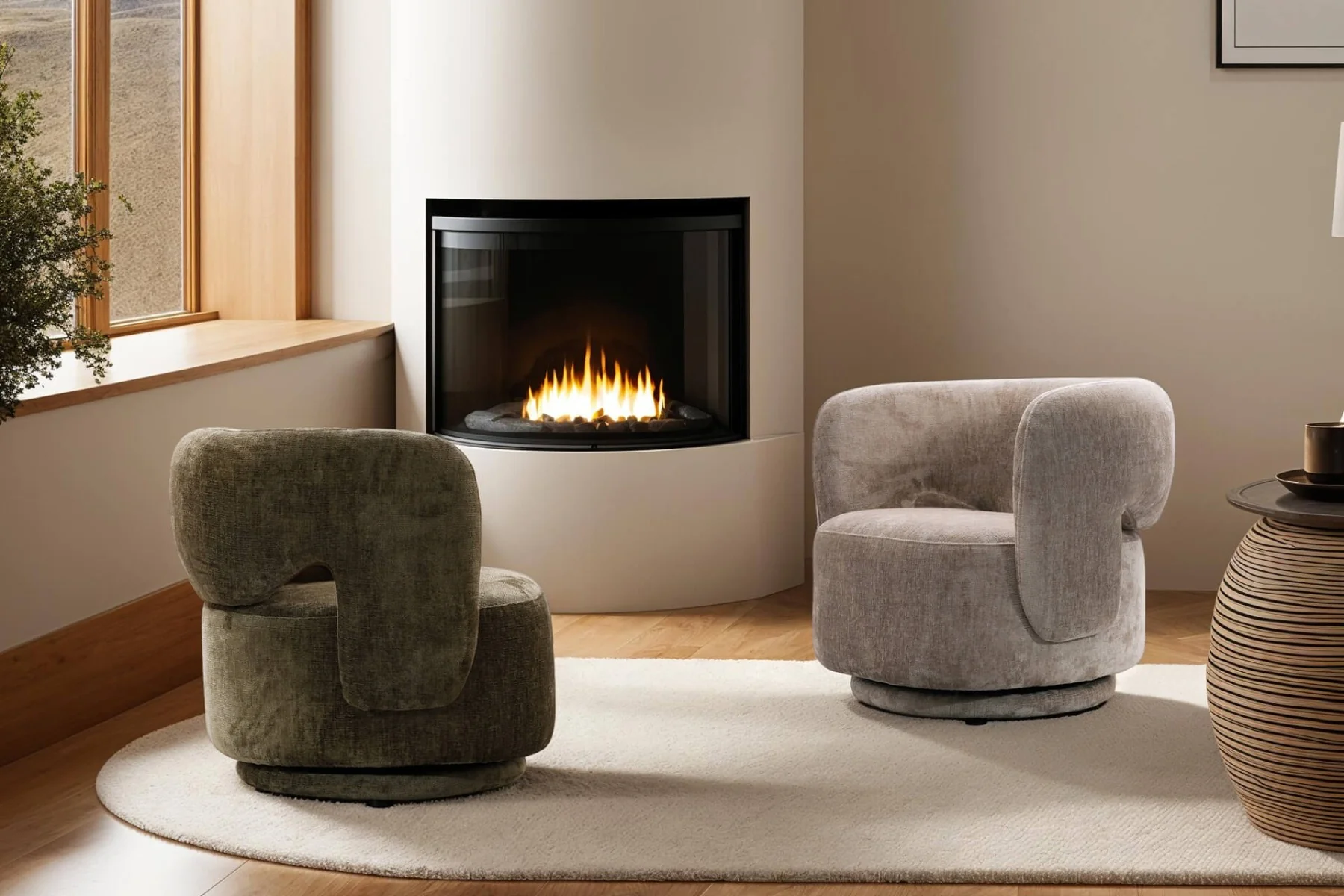 Koa Swivel Accent Chair