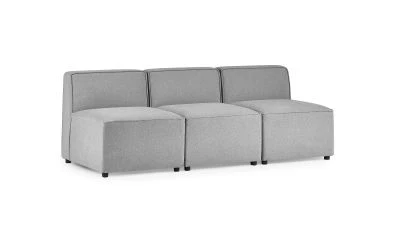 Lago Combination Sofa Single Seat Section - Grey - Image 3