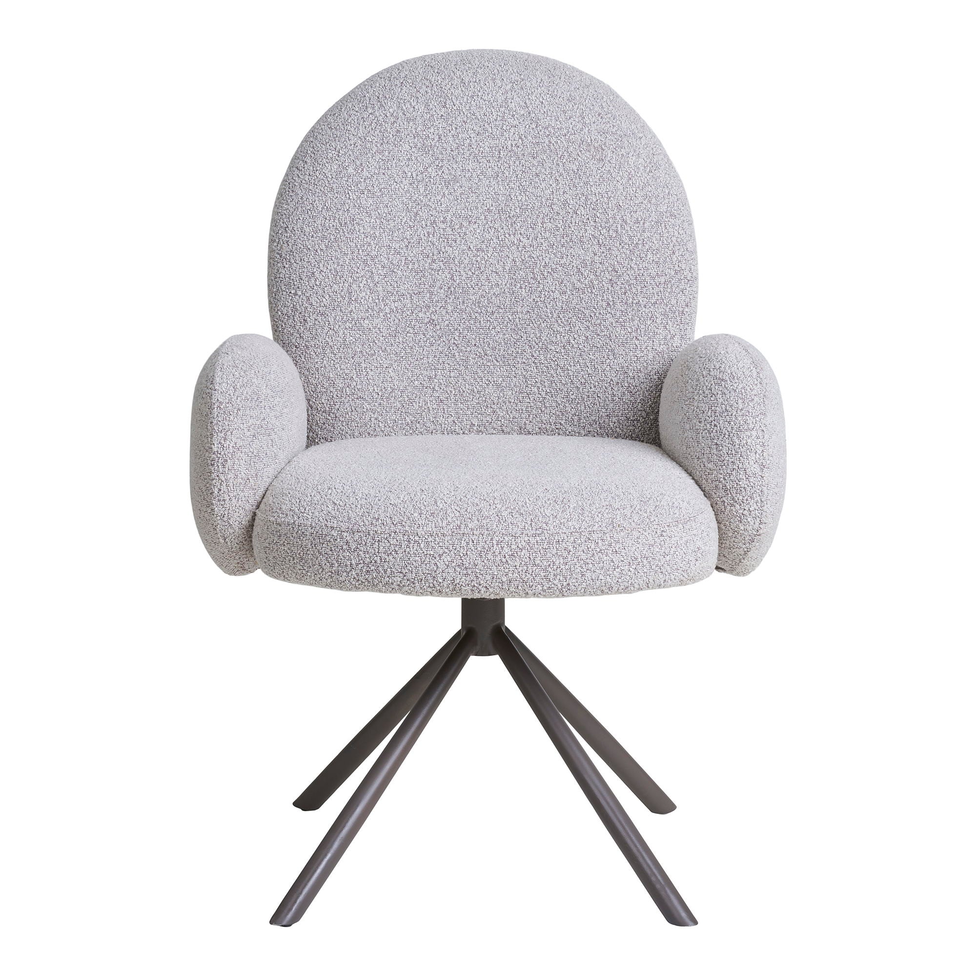 Lana Dining Chair – Sand Fabric with Ergonomic Design - Image 2