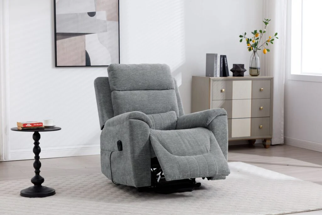 Laura Tilt & Rise Chair – Motorised Recliner in Modern Grey