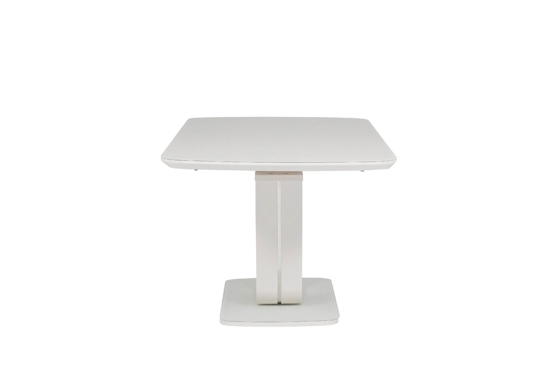 Lazzaro 160cm Dining Table – Glass Top with MDF Base - Image 4