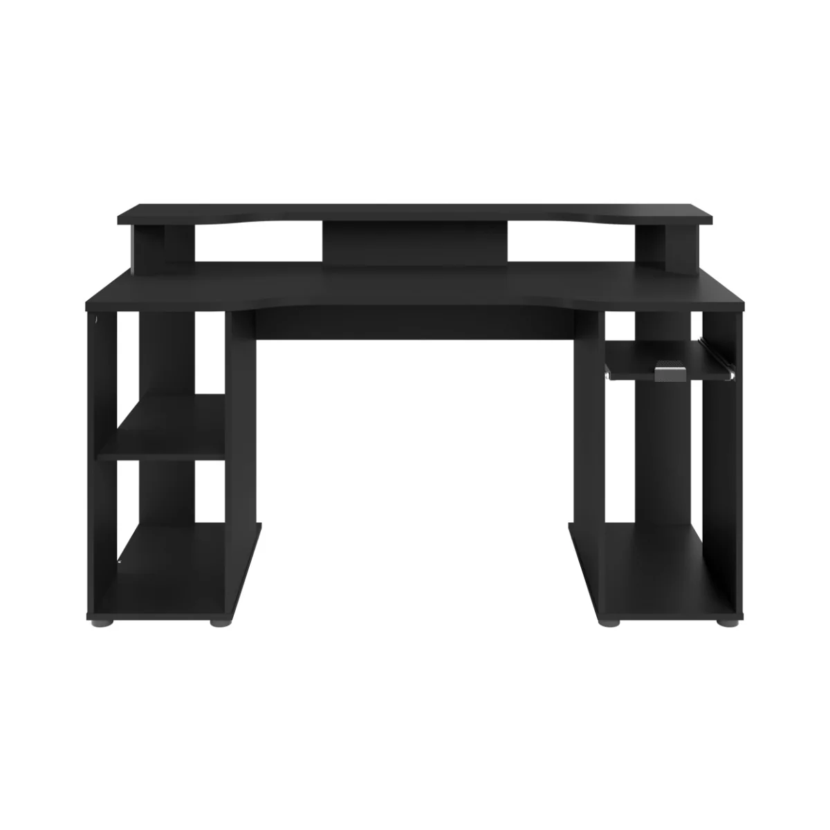 Level Gaming Desk - Dark Grey and Black - In Stock - Image 4