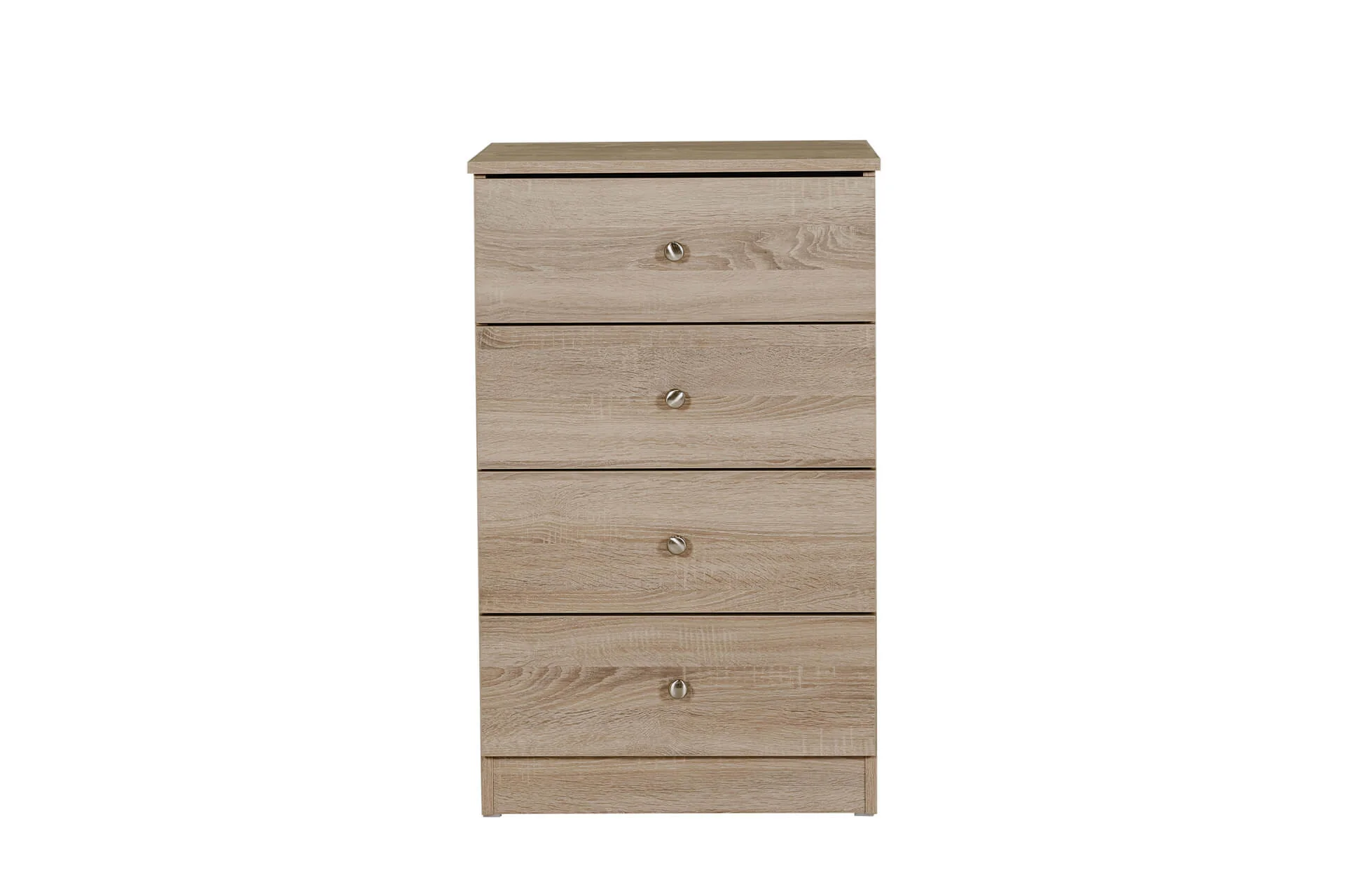 Levi 4 Drawer Chest – Oak Finish Fully Assembled 1000mm - Image 4