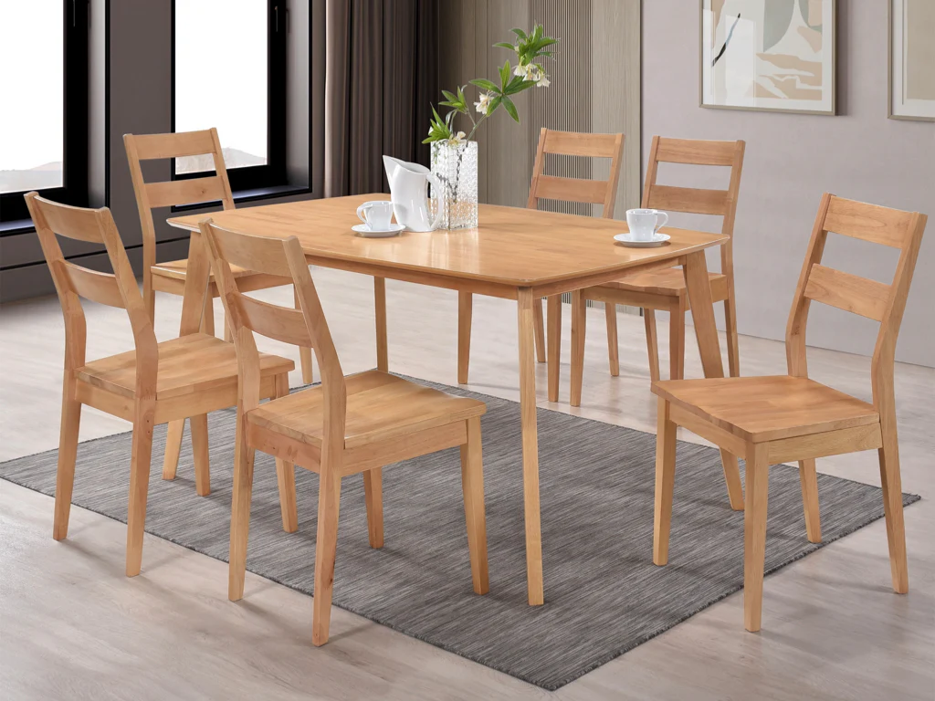 Lexington 150cm Dining Set - Elegant and Spacious Dining Solution