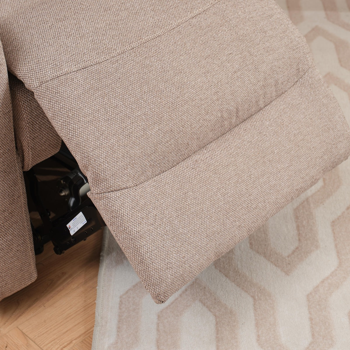 Lexus Electric Chair – Taupe Fabric with USB Charging Port - Image 2