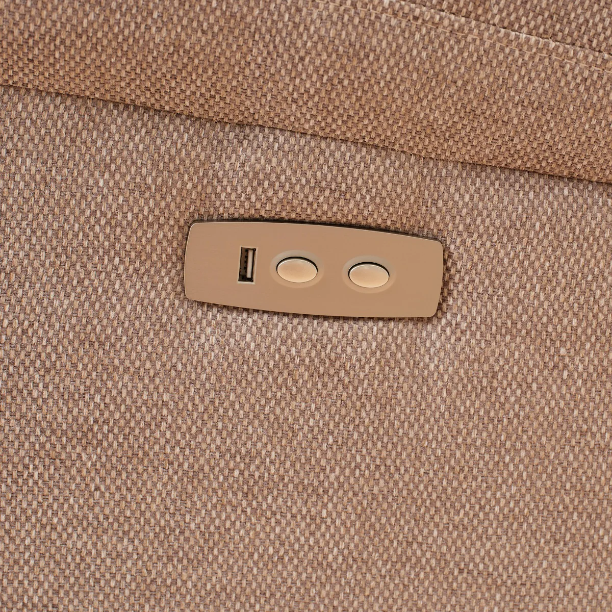 Lexus Electric Chair – Taupe Fabric with USB Charging Port - Image 3