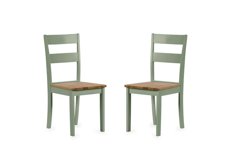 Set Of Two Linwood Sage Dining Chairs