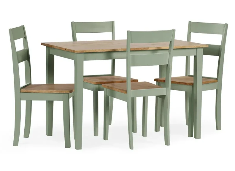 Set Of Two Linwood Sage Dining Chairs - Image 2