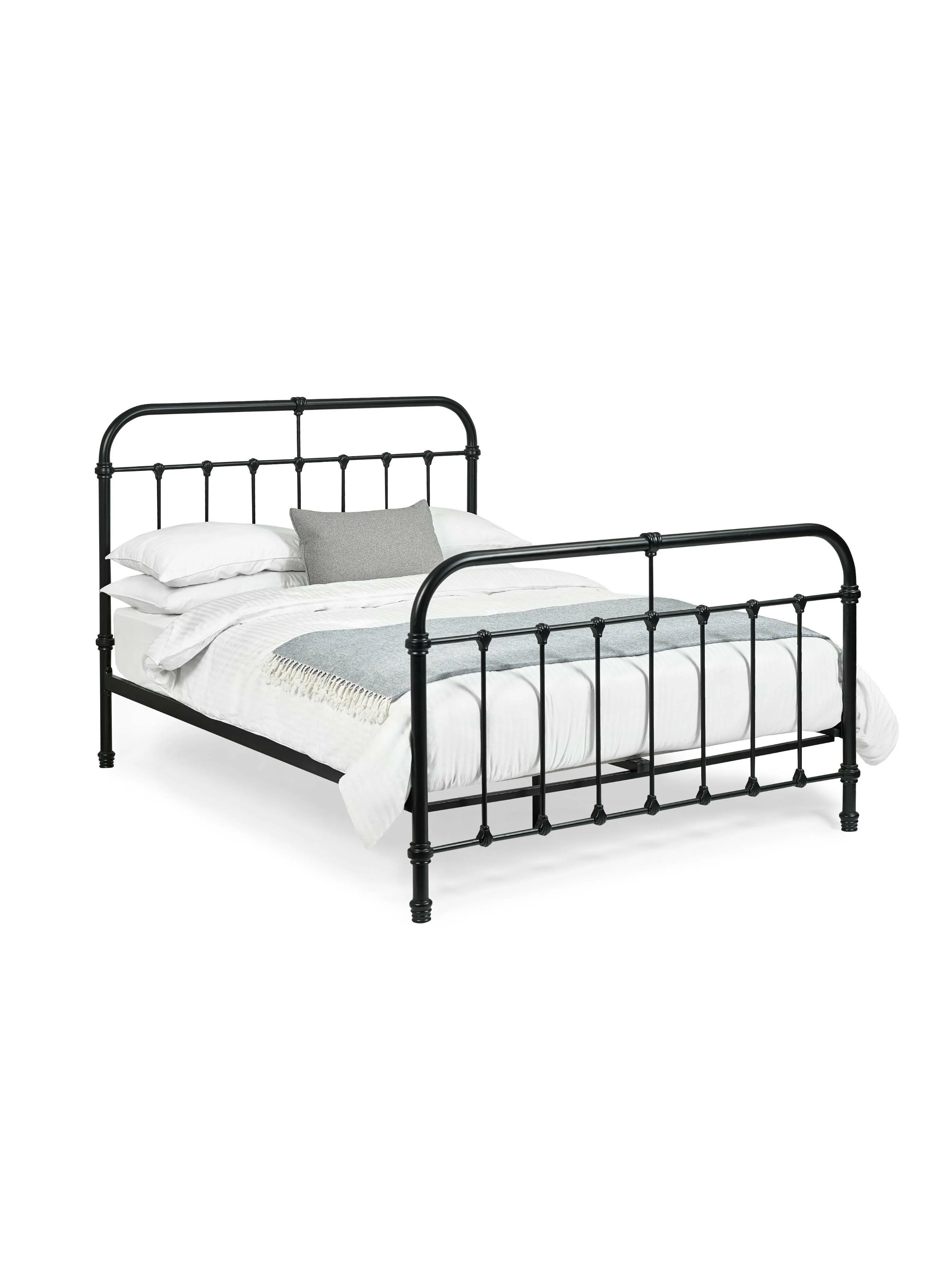 Logan 150cm King Metal Bed - Image 2