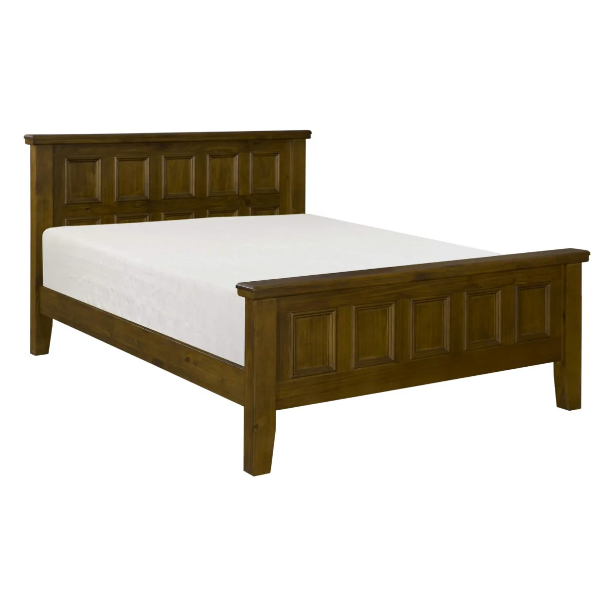 London Bedframe 5ft – Classic Design with Dark Wood Finish