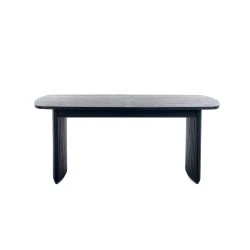 Louis Black Fluted Extending Dining Table - Image 3