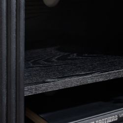 Louis Black Fluted TV Unit - Image 4