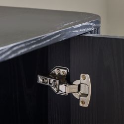 Louis Black Fluted TV Unit - Image 5