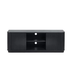 Louis Black Fluted TV Unit - Image 9