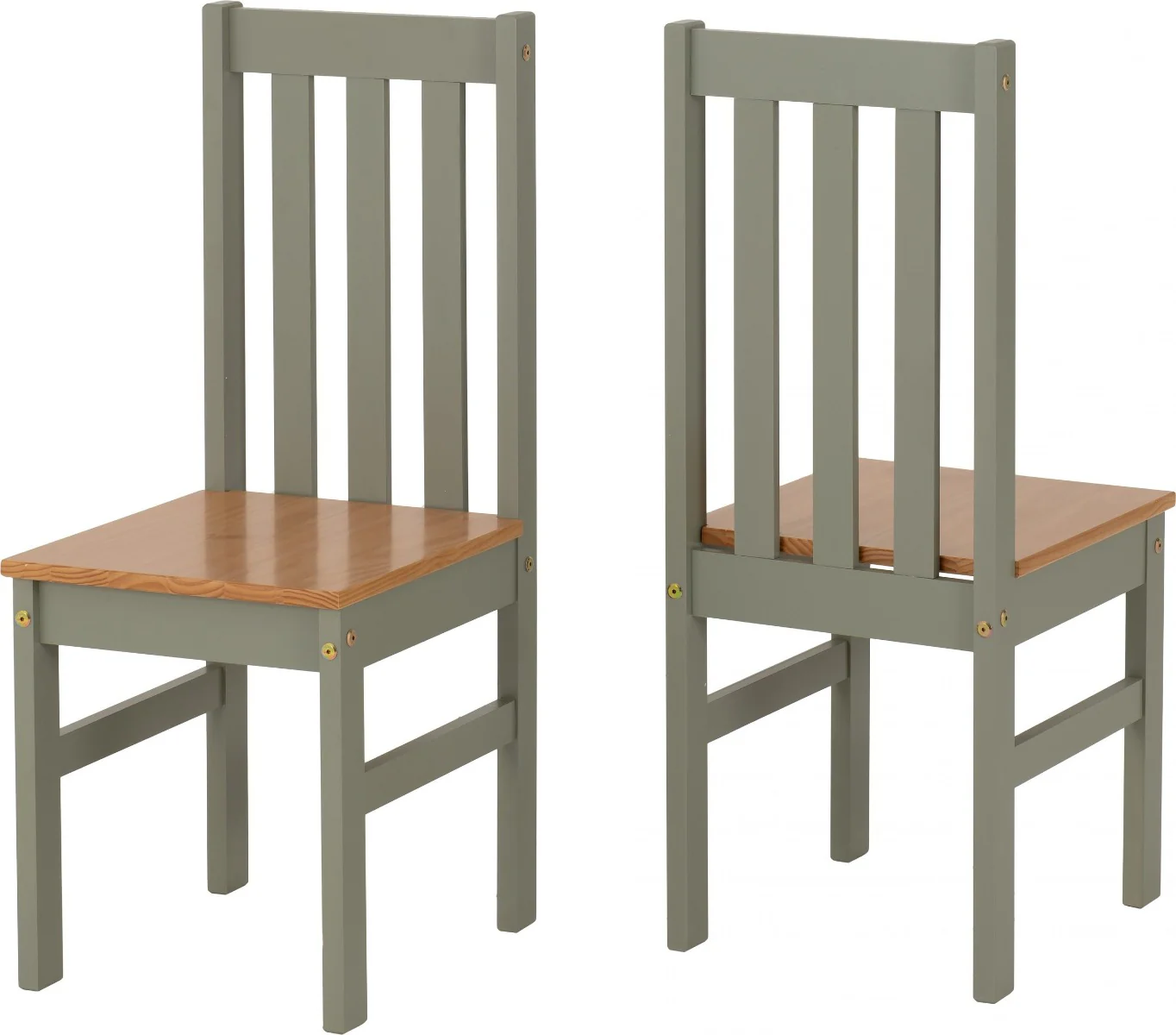 Ludlow Green/Oak Dining Set with 4 Chairs - Image 8