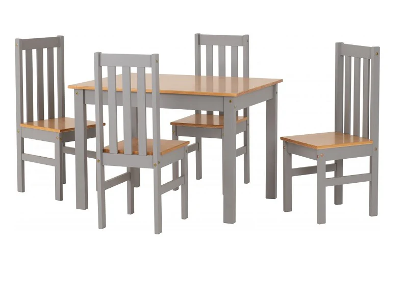 Ludlow Grey 1+4 Dining Set - Image 2