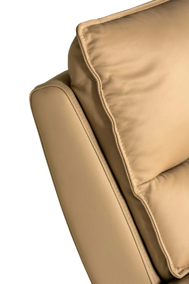 Lugo 3 Seater Electric Recliner – Dark Grey Leather with USB Charging - Image 9