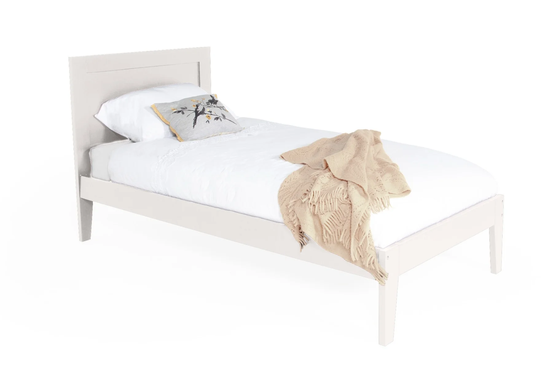 Luna Bed Frame – Minimalist Design with Matt-Painted Finish - Image 3