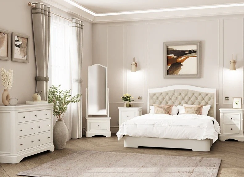 Mabel Bone Bedside – Two Drawer Design - Image 5
