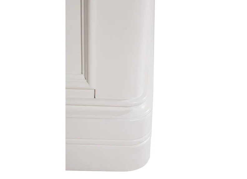 Mabel Bone Eight Drawer Tall Chest – White Finish - Image 4