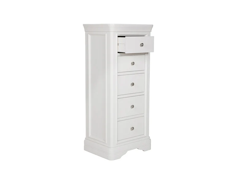 Mabel Bone Five Drawer Chest - Image 5