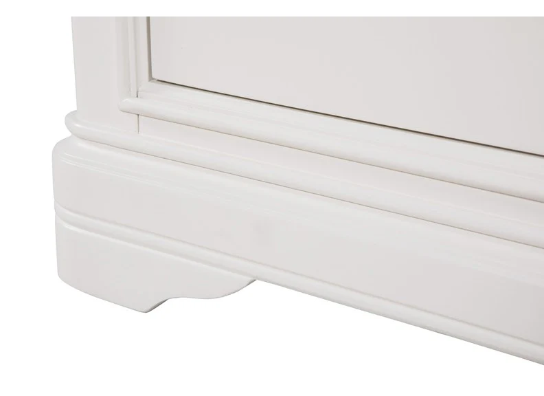 Mabel Bone Three Door Wardrobe - Image 6