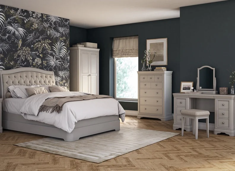 Mabel Taupe Three Door Robe - Image 3