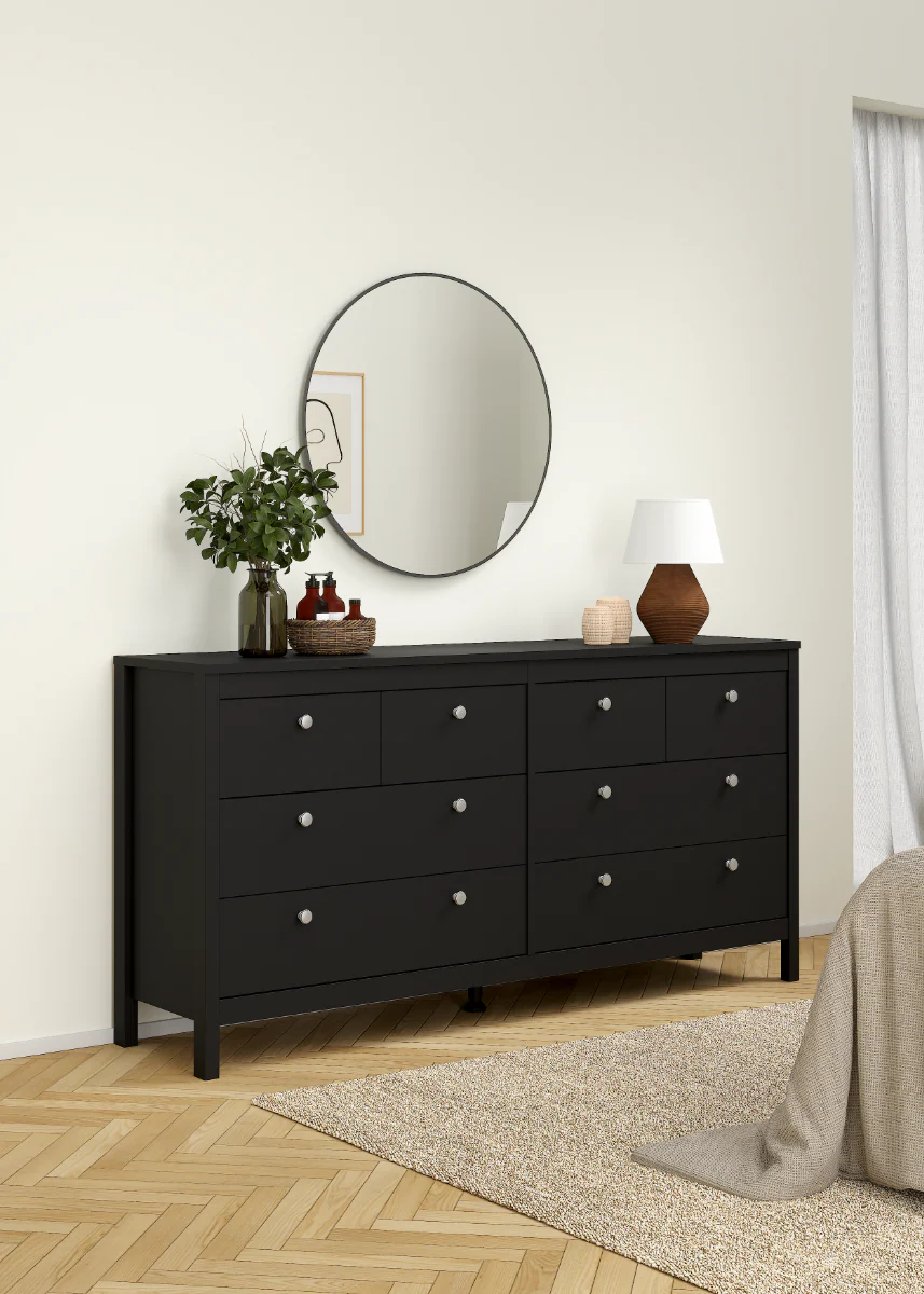Madrid 4 Over 4 Chest – Black Matt Finish - Image 4