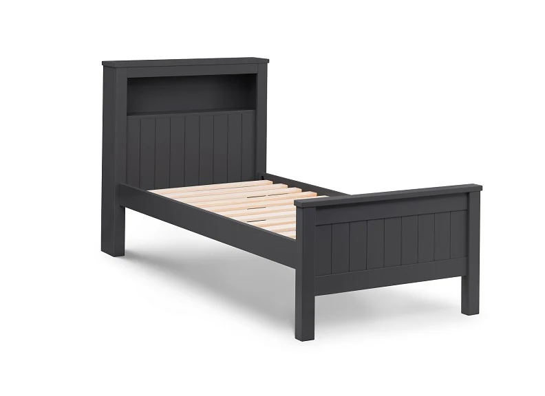 Maine Anthracite Bookcase Bed - Image 4