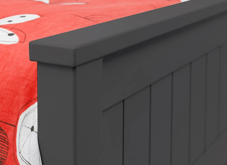 Maine Anthracite Bookcase Bed - Image 5