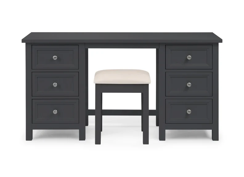Maine Anthracite Bedroom Stool - Image 3
