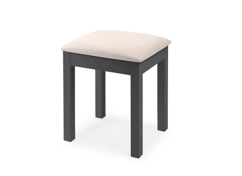 Maine Anthracite Bedroom Stool - Image 4