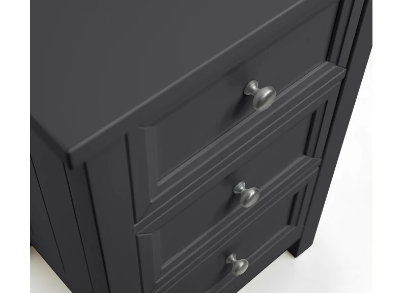 Maine Anthracite Dressing Table W/Optional Extras - Image 6