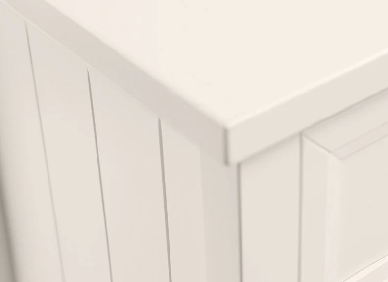 Maine Surf White Six Drawer Wide Chest - Image 3