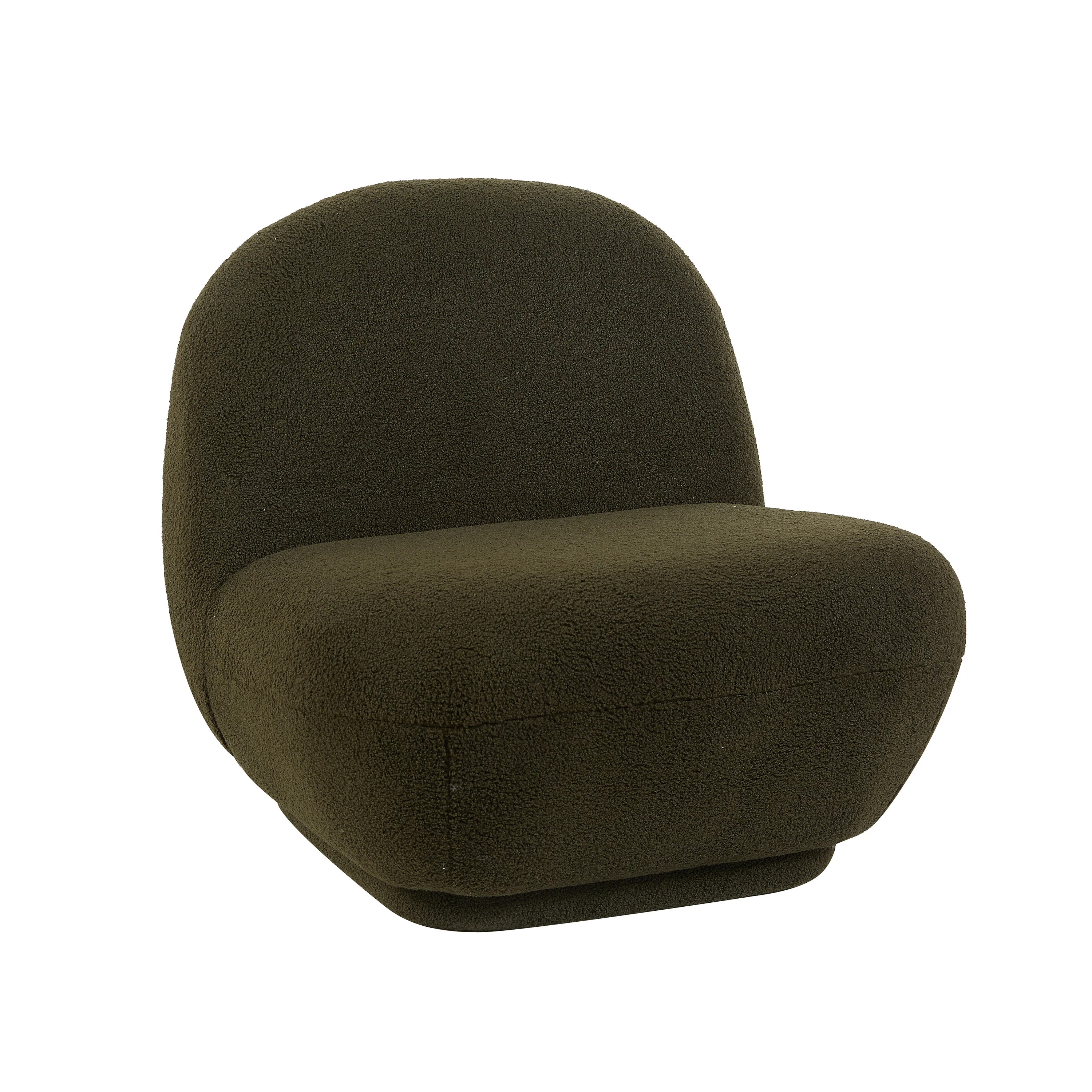 Maisie Chair – Green Accent with Sculptural Design - Image 3