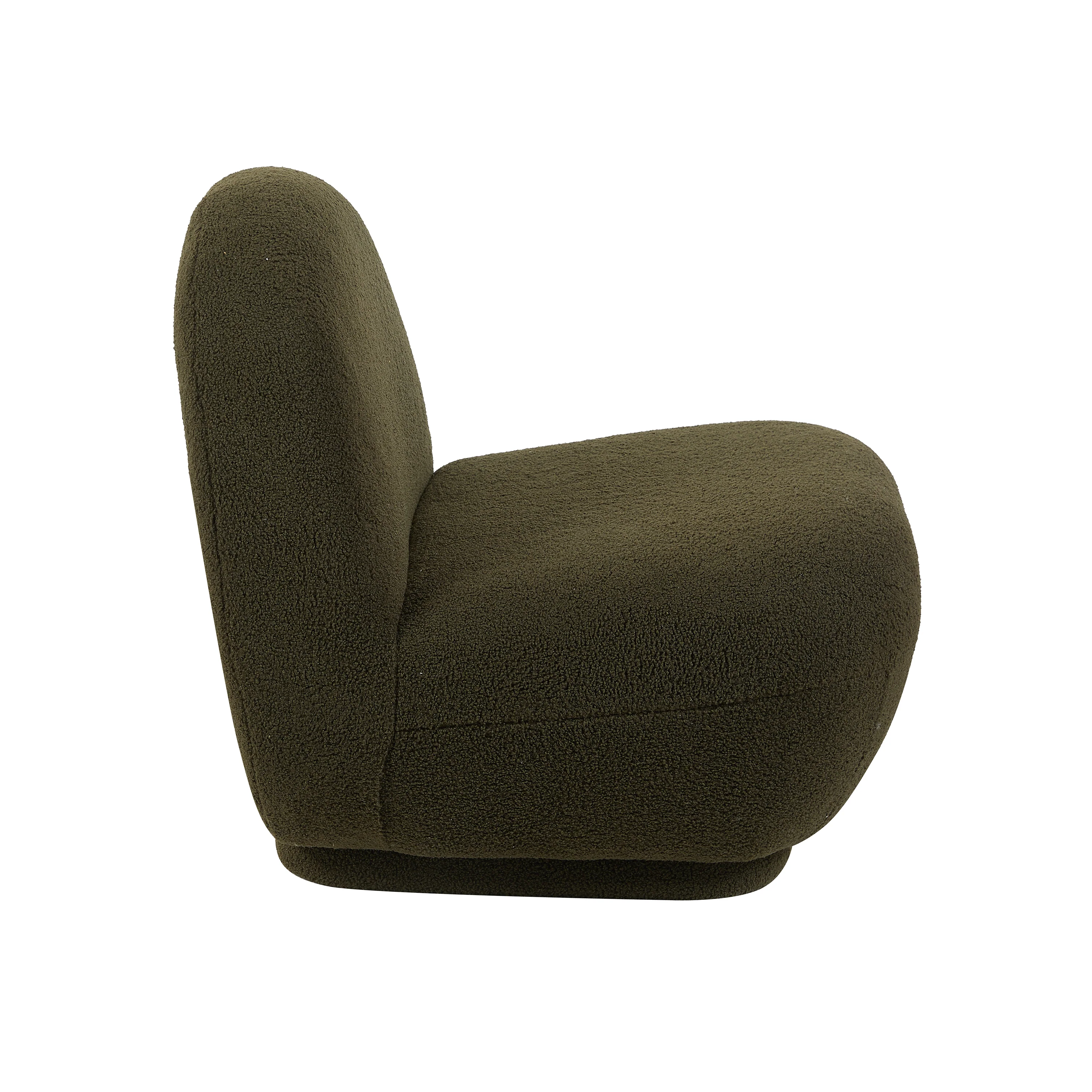 Maisie Chair – Green Accent with Sculptural Design - Image 4