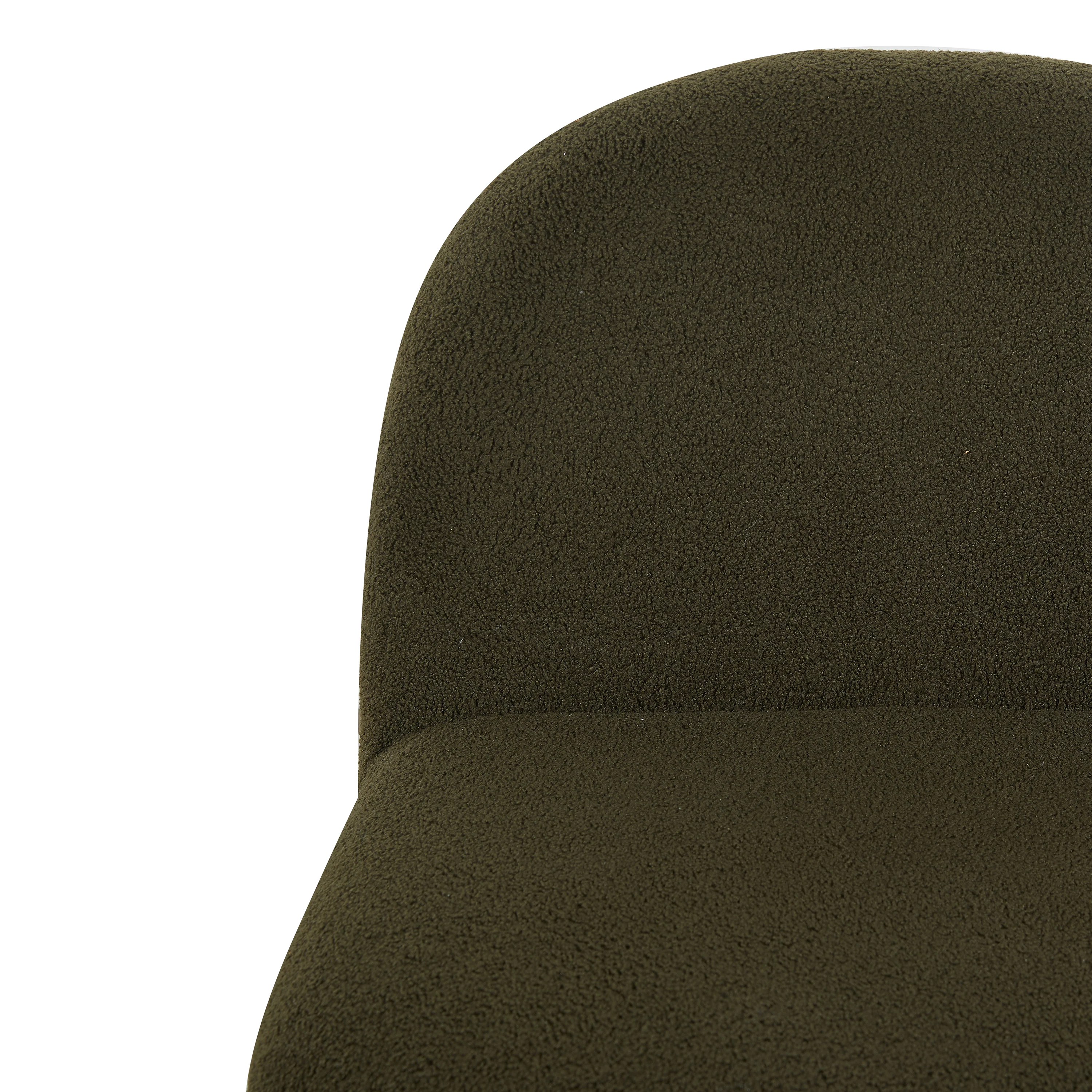 Maisie Chair – Green Accent with Sculptural Design - Image 6