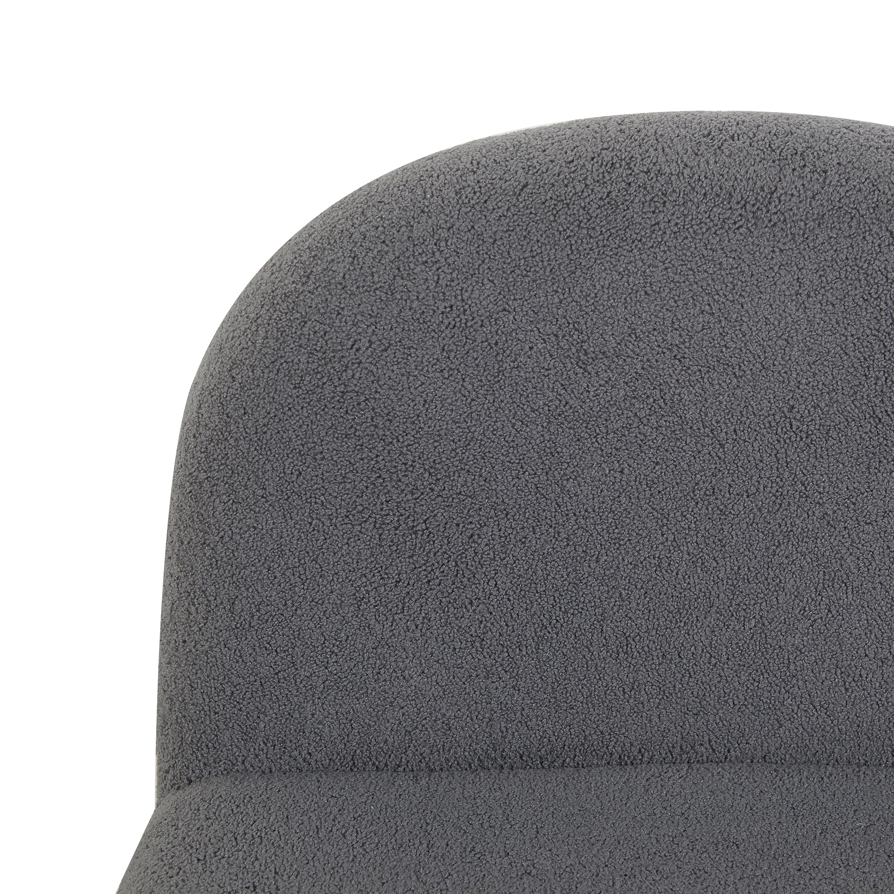Maisie Chair – Grey Accent with Sculptural Design - Image 6