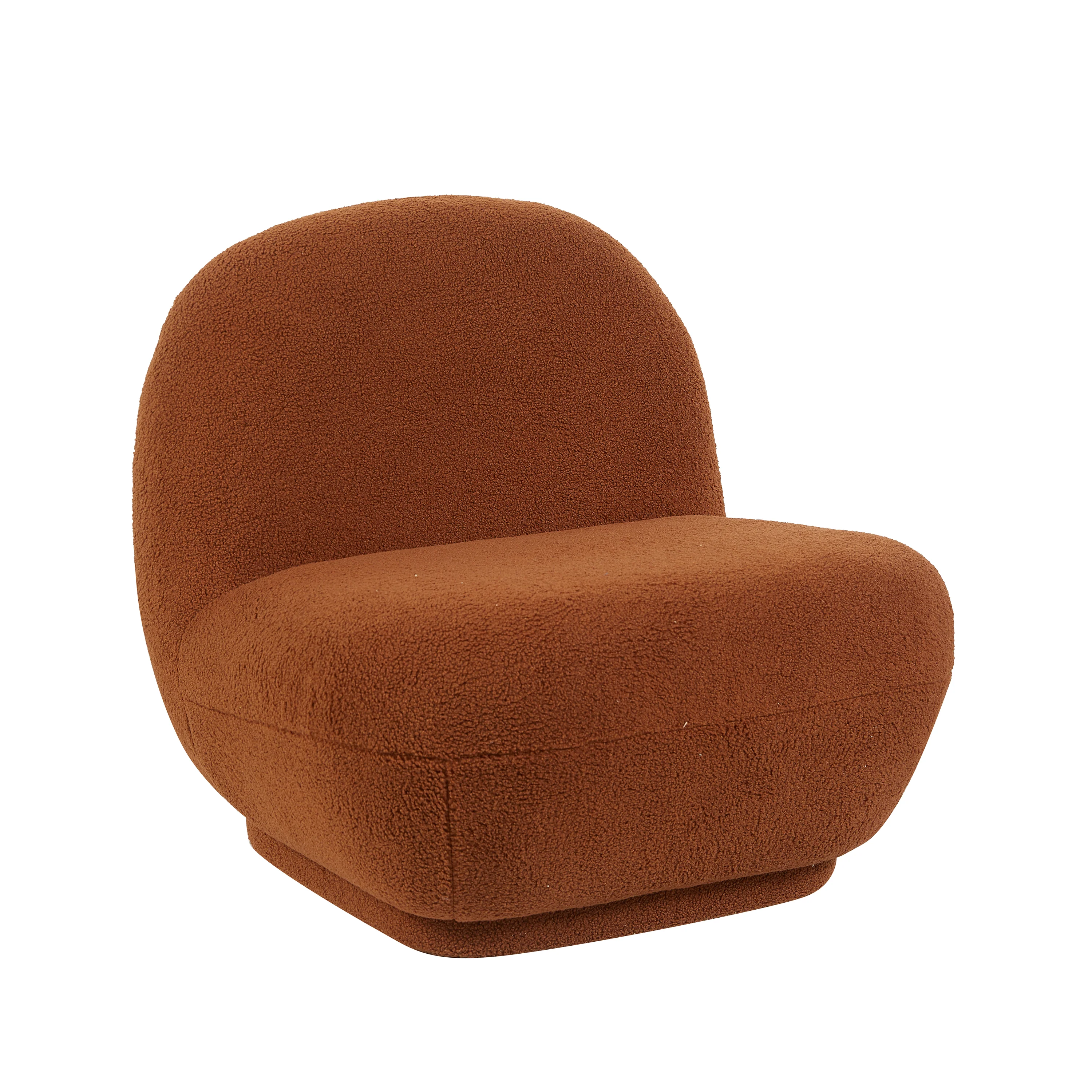 Maisie Chair – Rust Accent with Sculptural Design - Image 3