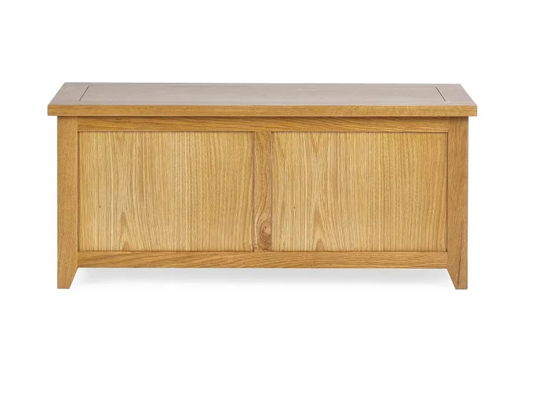 Mallory Storage Bench – Solid Oak with Easy Open Lid - Image 3