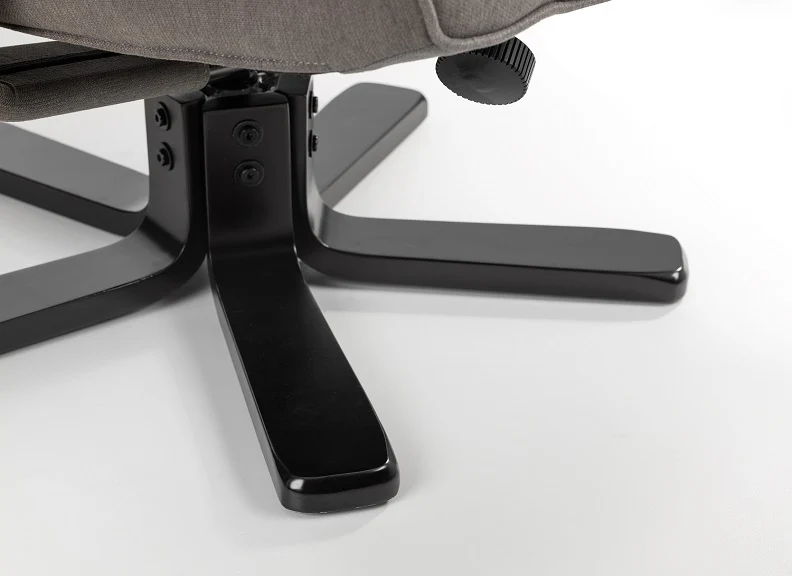 Malmo Reclining Swivel Chairs With Footstool - Image 5