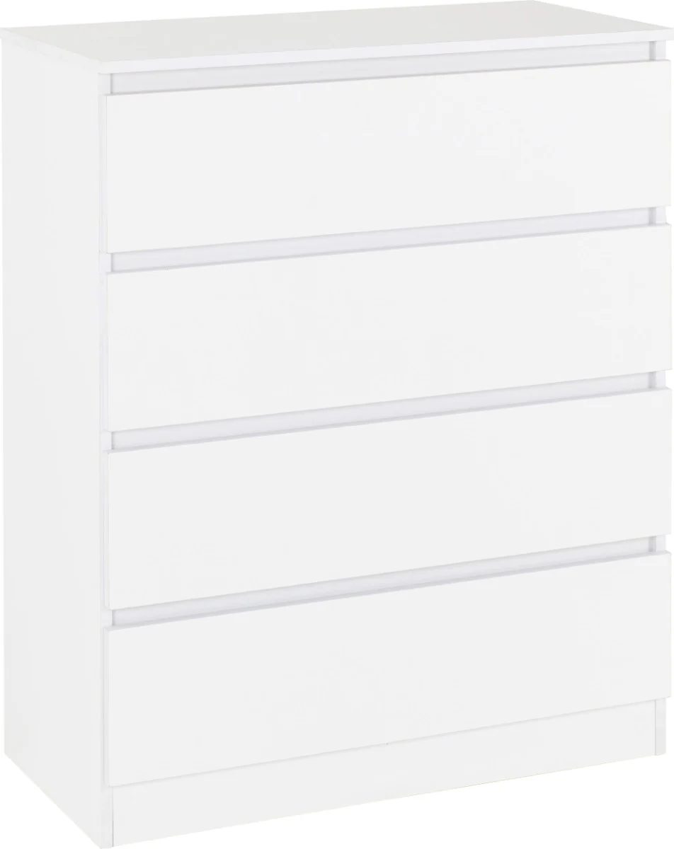 Malvern 4 Drawer Chest White - Image 2