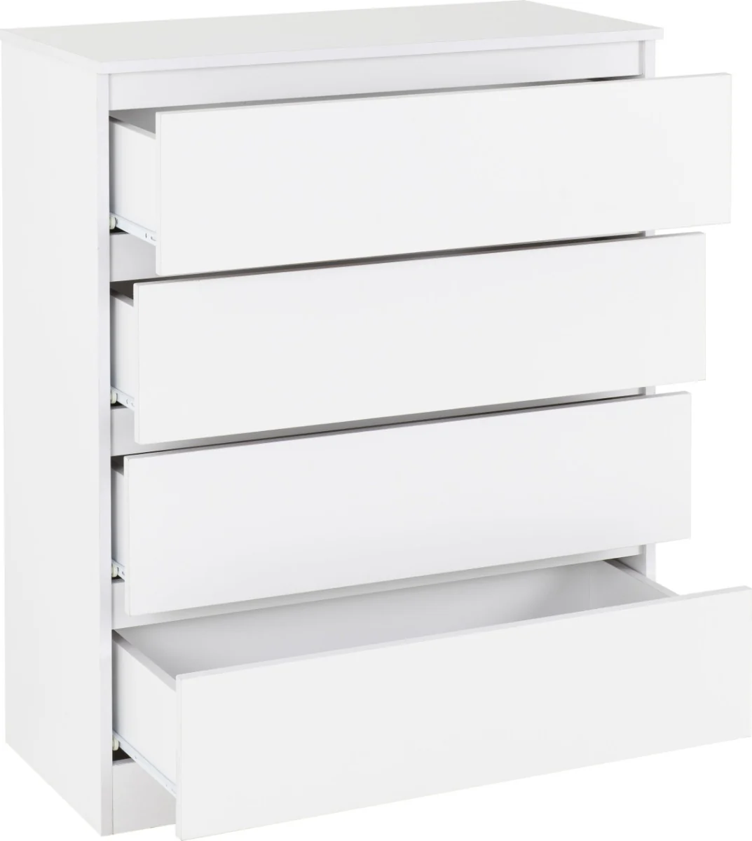 Malvern 4 Drawer Chest White - Image 3